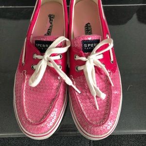 Sperry Topsider-  pink . size 7.5